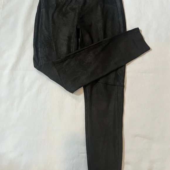 Free People Midnight Vegan Faux Suede Leggings - Picture 2 of 13